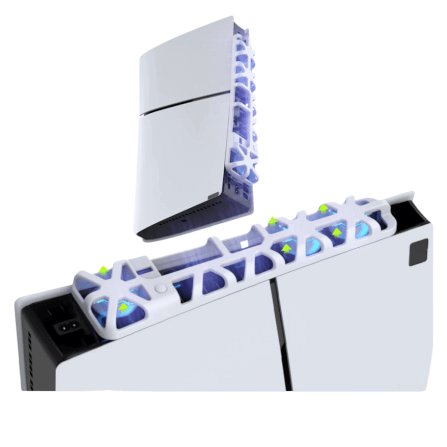 พัดลมระบายความร้อน DOBE TP5-3538 สำหรับ PLAYSTATION 5 SLIM สีดำ (ไม่มี ไฟ RGB)_7
